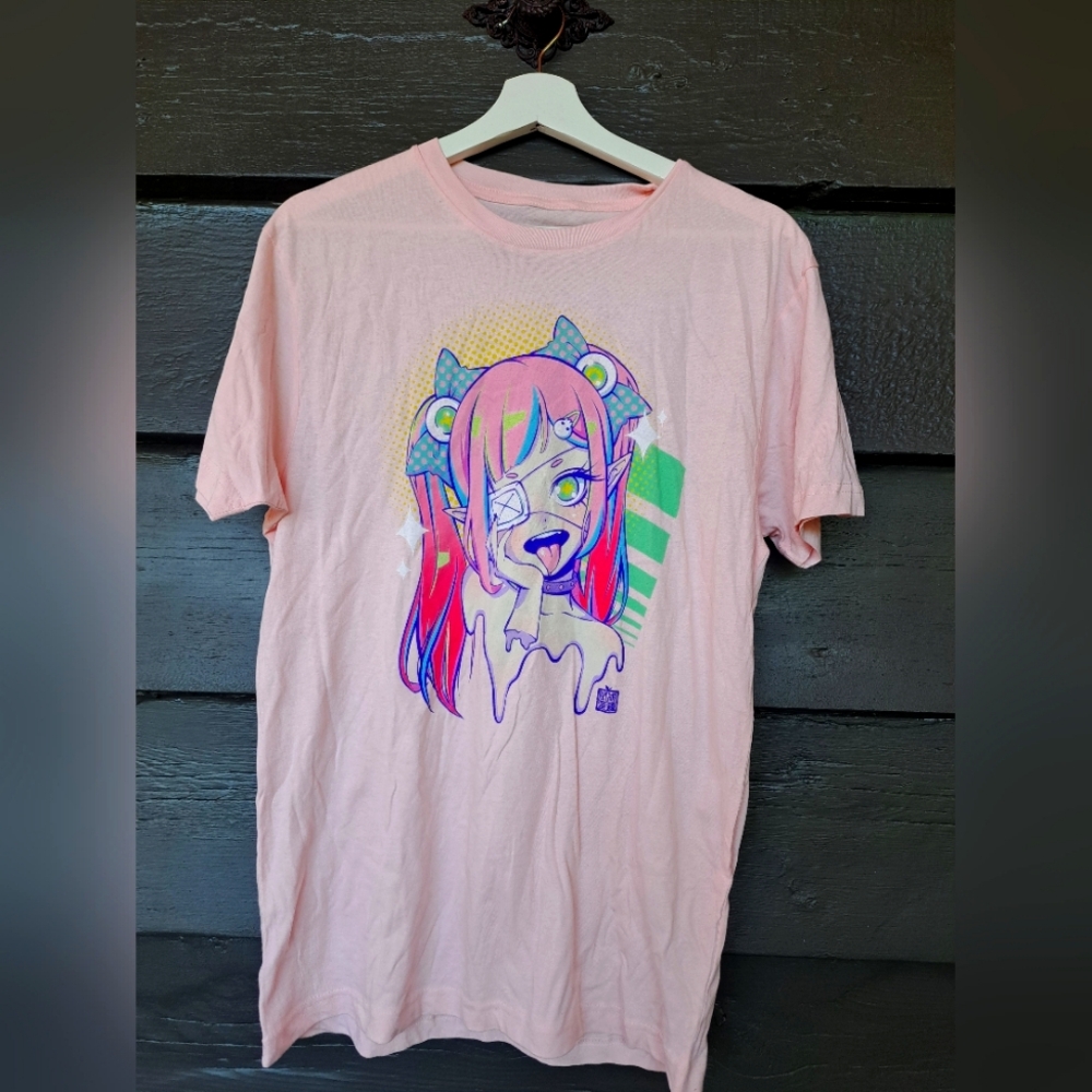 Anime art graphic T shirt size M